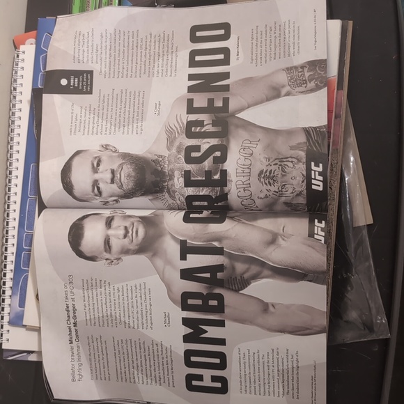 Las Vegas Magazine June 2024 UFC 303 Conor McGregor Michael Chandler T Mobile - Picture 3 of 4